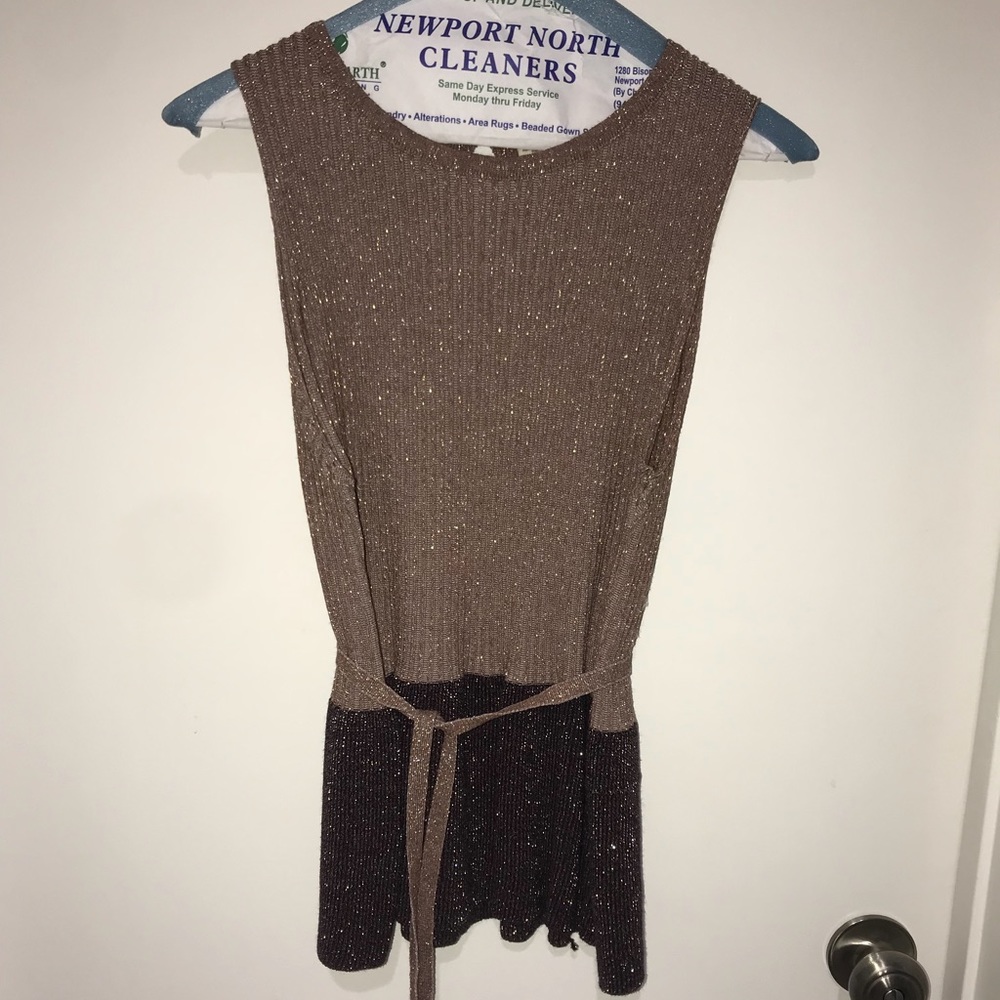 Anthropologie Moth Sparkle Knit Tank
